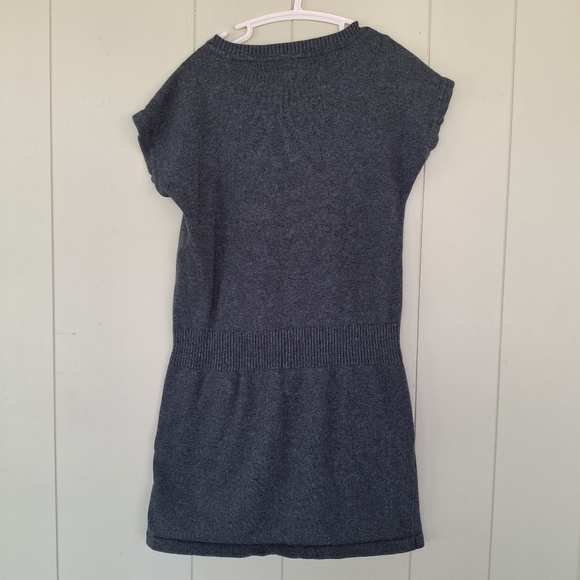 Tommy Hilfiger Girls Size 5/6 Grey Argyle Sweater Dress - Picture 2 of 4